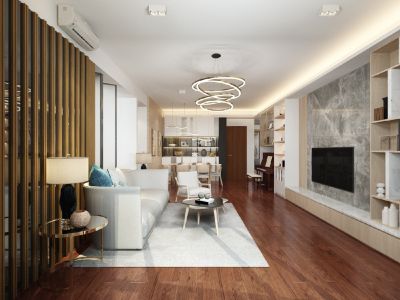 融创海豚湾三居115平现代风格装修案例