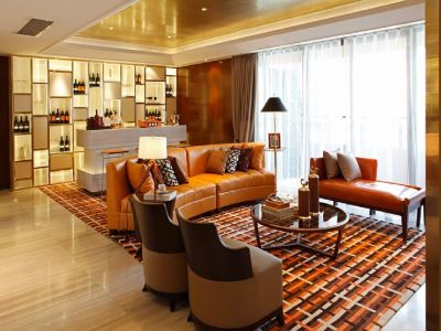 恒大阳光半岛135平米美式风格三居室装修案例