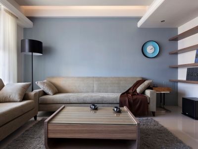 金狮华庭现代风格115平三居室装修案例