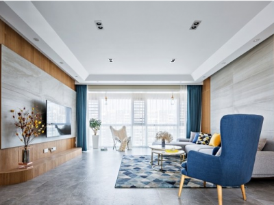 豪利花园北欧风格118平米三居室装修案例