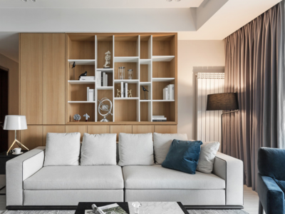 云珠花园现代风格112平米三居室装修案例