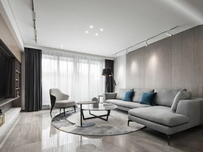 金融府116平米现代风格三居室装修案例