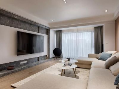 金城御景园135平米现代风格二居室装修案例