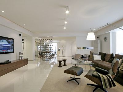 太平桥南小区128㎡三居室现代简约装修案例