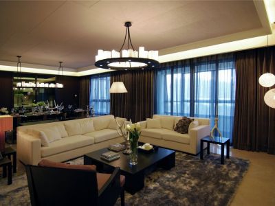 仙居华庭174㎡四居室后现代风格装修案例