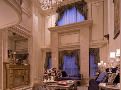 帝豪花园别墅283㎡新古典风格装修案例