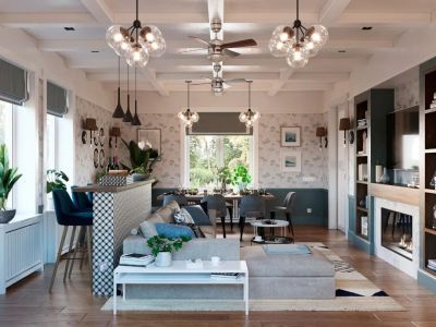 观山湖区碧桂园西南上城270平米别墅美式风格