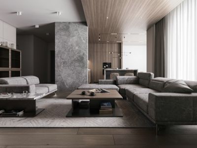 新城·玺樾台现代风格146平米装修案例