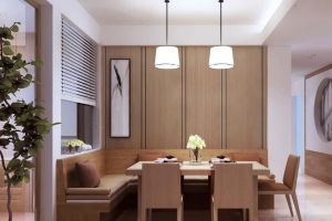 [南京索维拉装饰]家庭式餐厅卡座设计 简直太惬意了