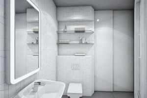 [贵阳阔达装饰]卫生间5cm变动 改变卫生间美观实用性