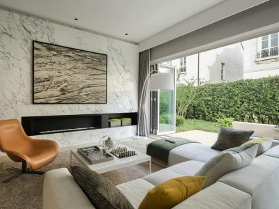 远洋棠悦山水简约风格228平米别墅装修案例