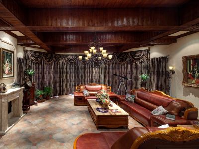 万科安品园舍古典美式风430平米别墅装修案例