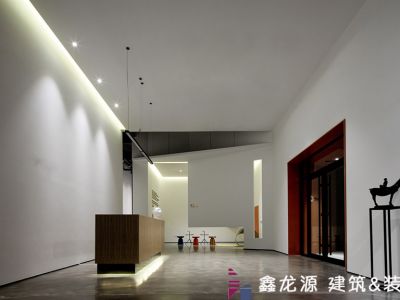 530㎡屏普科技办公室现代简约风格装修案例