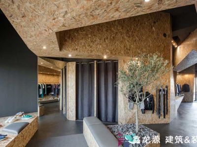 120㎡休闲男装店面现代简约风格装修案例