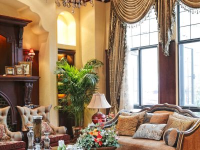 金隅紫京叠院田园风情210平米别墅装修案例