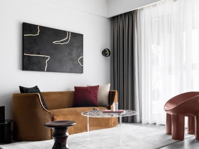 首开紫郡二居98平现代风格装修案例