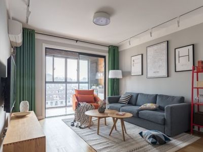 中天吾乡二居85平现代风格装修案例