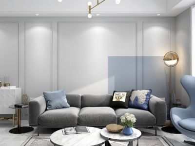 万科观湖三居114平现代风格装修案例