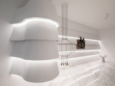 建筑事务所300平方米简约风格装修案例