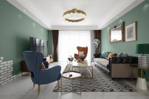 [成都派居装饰]130㎡混搭装修，轻奢大气，超有范儿