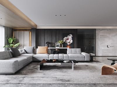 万科翡翠天骄现代风格148平米三居室装修设计案例