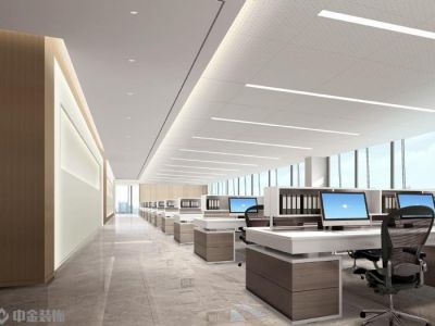 科技公司办公室2500平米装修案例