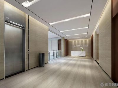 简约办公室8600平米装修案例