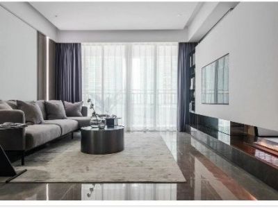 保利云山国际三居125平现代风格装修案例