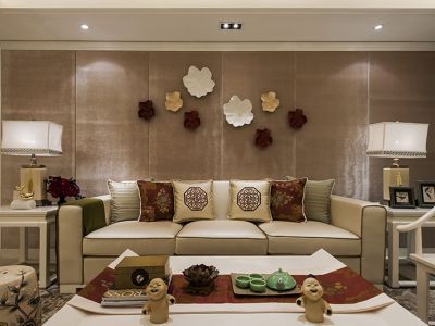 龙泉新村四居123平中式风格装修案例