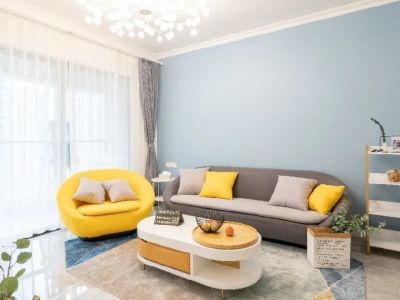 仙居华庭北欧极简三居95平米装修案例