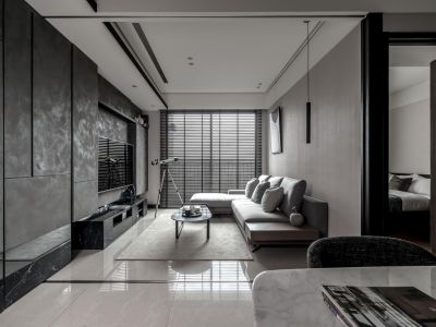 保利·大国璟现代风格124平米装修案例