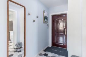 [成都乐豪斯装饰]蓝与白色调，优雅三居，清新又治愈