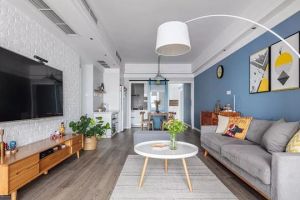 [成都泰达装饰]130㎡北欧混搭风，清新色系，优雅三居