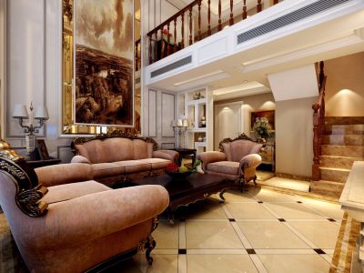 九月森林欧式风格254平米别墅装修案例