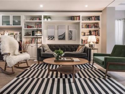 星华柏樾龙山北欧风格260平米复式装修设计案例