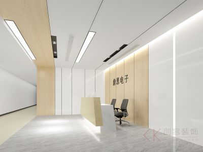 南京办公空间654平米简约中式风装修案例