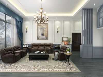 云景山语城180平米简美风格装修案例