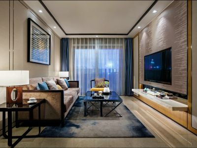 金陵名人居现代风格148平米平层装修案例