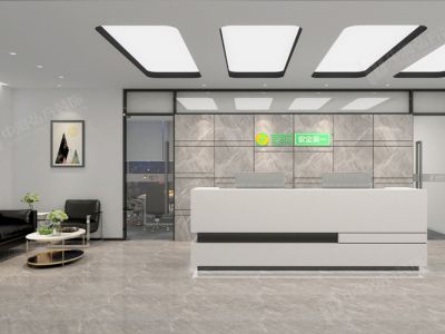 网络公司办公室1700平米装修案例