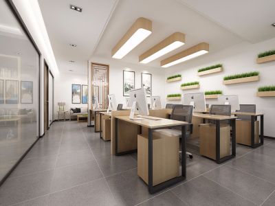 办公室日式风格460平米装修案例