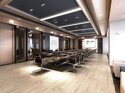 一米公司办公室现代风格760平米装修案例