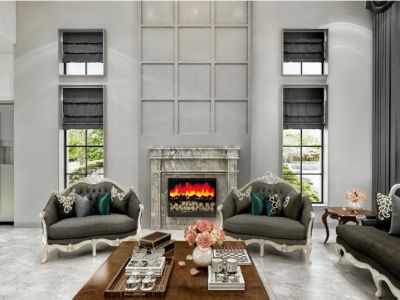 山河水混搭风格800平米别墅装修案例