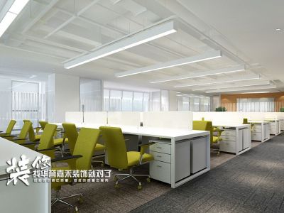 办公室现代风格3800平米装修案例