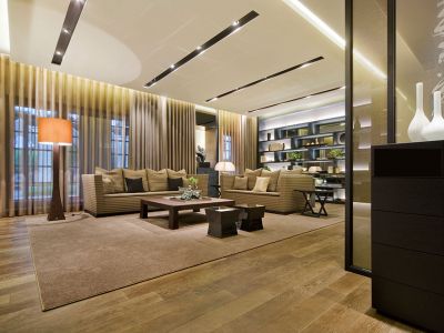 翠屏城130㎡现代简约风格三居室装修案例