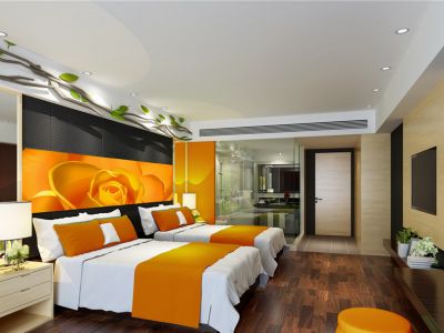 酒店现代风格1500平米装修案例