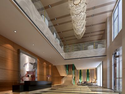 酒店现代风格5600平米装修案例