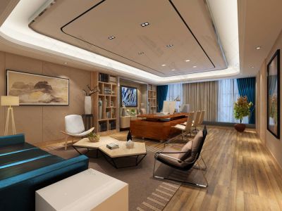 办公室北欧风格750平米装修案例