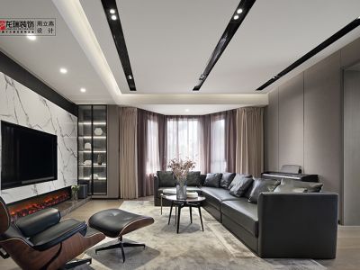 香鸢美颂现代风格260平米别墅装修案例