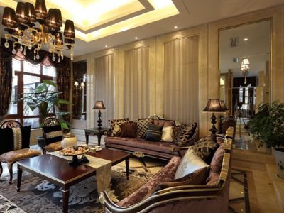 锦绣山河264平米新古典风格别墅装修案例