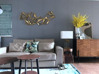 长青城97平米三室两厅现代简约装修案例